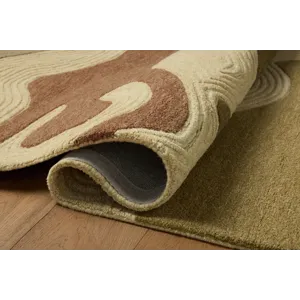 Brigette Romanek x Loloi Madi Linen / Multi 8\'-6\" x 11\'-6\" Rug