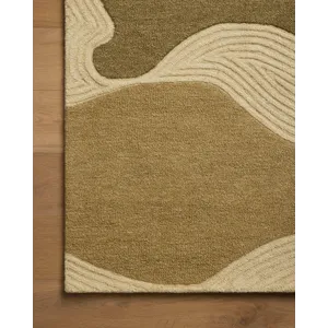 Brigette Romanek x Loloi Madi Linen / Multi 8\'-6\" x 11\'-6\" Rug