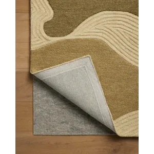 Brigette Romanek x Loloi Madi Linen / Multi 8\'-6\" x 11\'-6\" Rug
