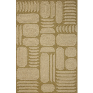 Brigette Romanek x Loloi Madi Light Olive / Oatmeal Rug