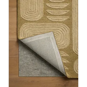 Brigette Romanek x Loloi Madi Light Olive / Oatmeal 5\'-0\" x 7\'-6\" Rug