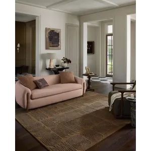 Brigette Romanek x Loloi Madi Mocha / Cocoa 5\'-0\" x 7\'-6\" Rug