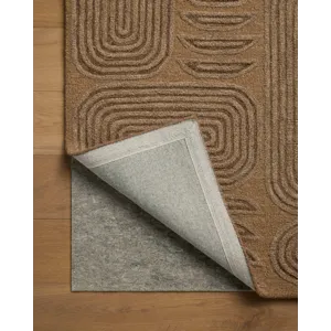 Brigette Romanek x Loloi Madi Mocha / Cocoa 5\'-0\" x 7\'-6\" Rug