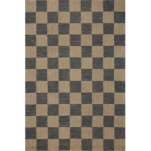 Brigette Romanek x Loloi Madi Taupe / Navy 9\'-3\" x 13\' Rug
