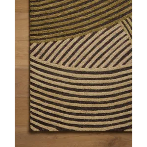 Brigette Romanek x Loloi Madi Espresso / Multi 7\'-9\" x 9\'-9\" Rug