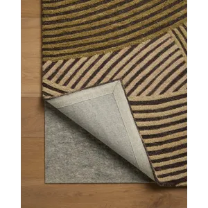 Brigette Romanek x Loloi Madi Espresso / Multi 7\'-9\" x 9\'-9\" Rug