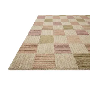 Brigette Romanek x Loloi Madi Natural / Multi 7\'-9\" x 9\'-9\" Rug