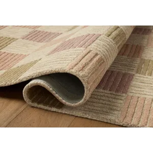 Brigette Romanek x Loloi Madi Natural / Multi 7\'-9\" x 9\'-9\" Rug