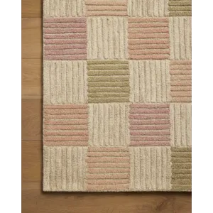 Brigette Romanek x Loloi Madi Natural / Multi 7\'-9\" x 9\'-9\" Rug
