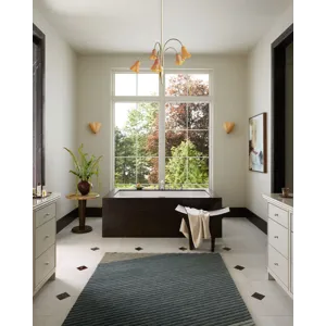 Brigette Romanek x Loloi Madi Denim / Multi 2\'-6\" x 7\'-6\" Rug