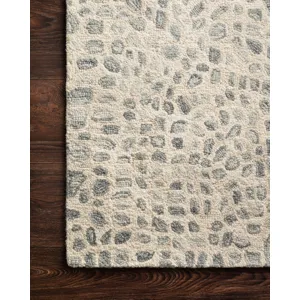 Masai Silver Grey / Ivory Rug (9' 3" X 13')
