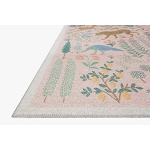 Loloi X Rifle Paper Co. Menagerie 2\'-6\" X 7\'-6\" Rug