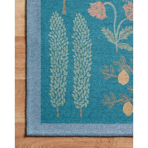 Loloi X Rifle Paper Co. Menagerie 3\'-9\" X 5\'-9\" Rug