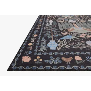 Loloi X Rifle Paper Co. Menagerie 2\'-6\" X 7\'-6\" Rug