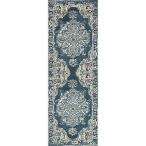 Mika Dk Blue / Dk Blue Rug (2' 5" X 4')