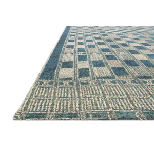Mika Blue / Ivory Rug (10' 6" X 13' 9")