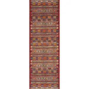 Mika Red / Multi Rug (2' 5" X 7' 8")