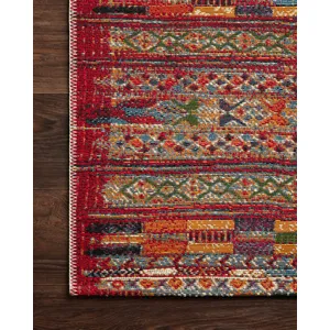 Mika Red / Multi Rug (2' 5" X 7' 8")