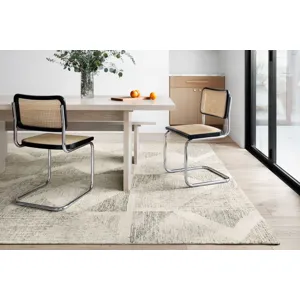 Milo Lt Grey / Granite Rug (7' 9" X 9' 9")