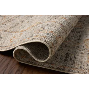 Loloi Milena Charcoal / Apricot Rug