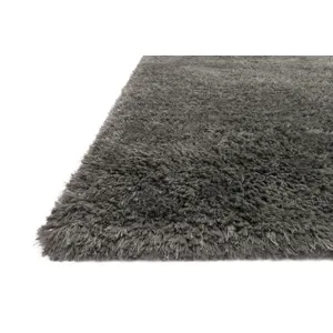 Mila Shag Charcoal Rug (2' 3" X 3' 9")