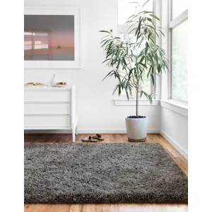 Mila Shag Charcoal Rug (2' 3" X 3' 9")