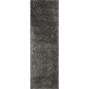 Mila Shag Charcoal Rug (2' 3" X 3' 9")