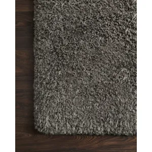 Mila Shag Charcoal Rug (2' 3" X 3' 9")