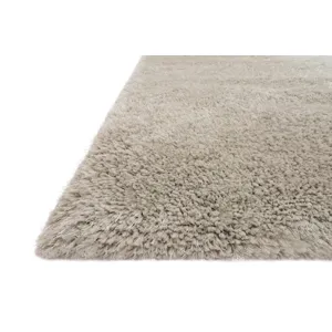 Mila Shag Grey Rug (2' 3" X 3' 9")