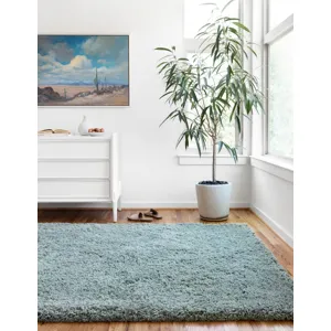 Mila Shag Spa Rug (7' 9" X 9' 9")
