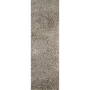 Mila Shag Taupe Rug (2' 3" X 3' 9")