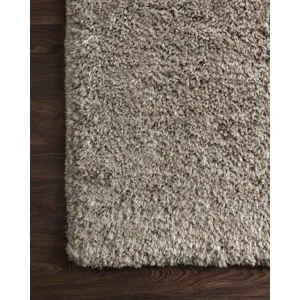 Mila Shag Taupe Rug (2' 3" X 3' 9")