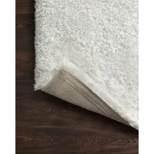 Mila Shag White Rug (9' 3" X 13')