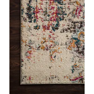 Nadia Ivory / Multi Rug (4' 0" X 5' 7")