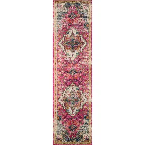 Nadia Pink / Midnight Rug (5' 0" X 5' 0" Round)