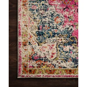 Nadia Pink / Midnight Rug (5' 0" X 5' 0" Round)