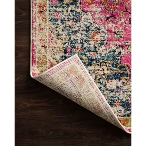 Nadia Pink / Midnight Rug (5' 0" X 5' 0" Round)