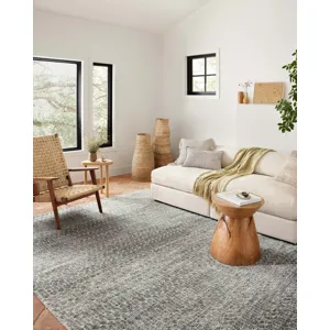 Neda Ivory / Charcoal Rug (7' 9" X 9' 9")