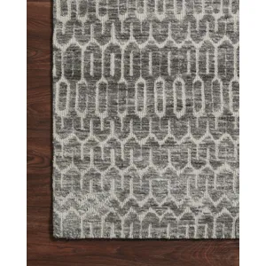 Neda Ivory / Charcoal Rug (7' 9" X 9' 9")