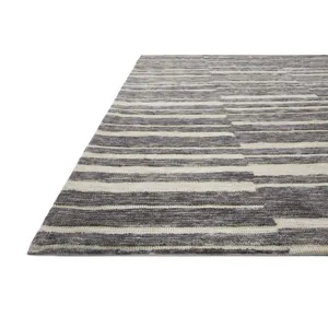 Neda Natural / Slate Rug (3' 6" X 5' 6")