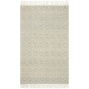 Noelle Ivory / Blue Rug (4' 0" X 6' 0")