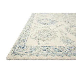 Norabel Ivory / Blue Rug (9' 3" X 13')