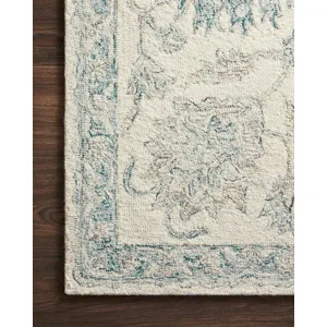 Norabel Ivory / Blue Rug (9' 3" X 13')
