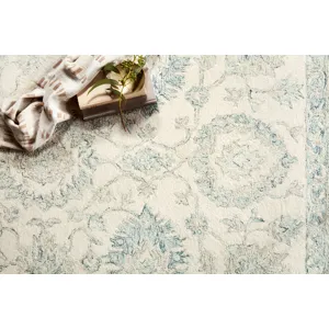 Norabel Ivory / Blue Rug (9' 3" X 13')