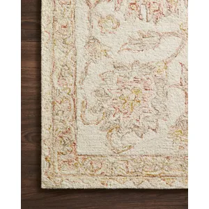Norabel Ivory / Blush Rug (2' 6" X 7' 6")