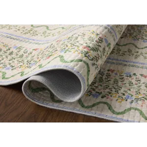 Rifle Paper Co. x Loloi Orchard Ivory / Multi Machine Washable Rug