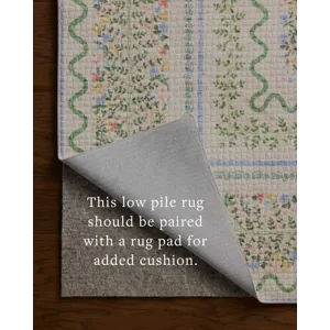 Rifle Paper Co. x Loloi Orchard Ivory / Multi Machine Washable Rug