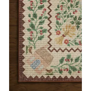 Rifle Paper Co. x Loloi Orchard Antique Ivory / Multi Machine Washable Rug