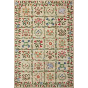 Rifle Paper Co. x Loloi Orchard Beige / Multi Machine Washable Rug