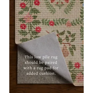 Rifle Paper Co. x Loloi Orchard Beige / Multi Machine Washable Rug